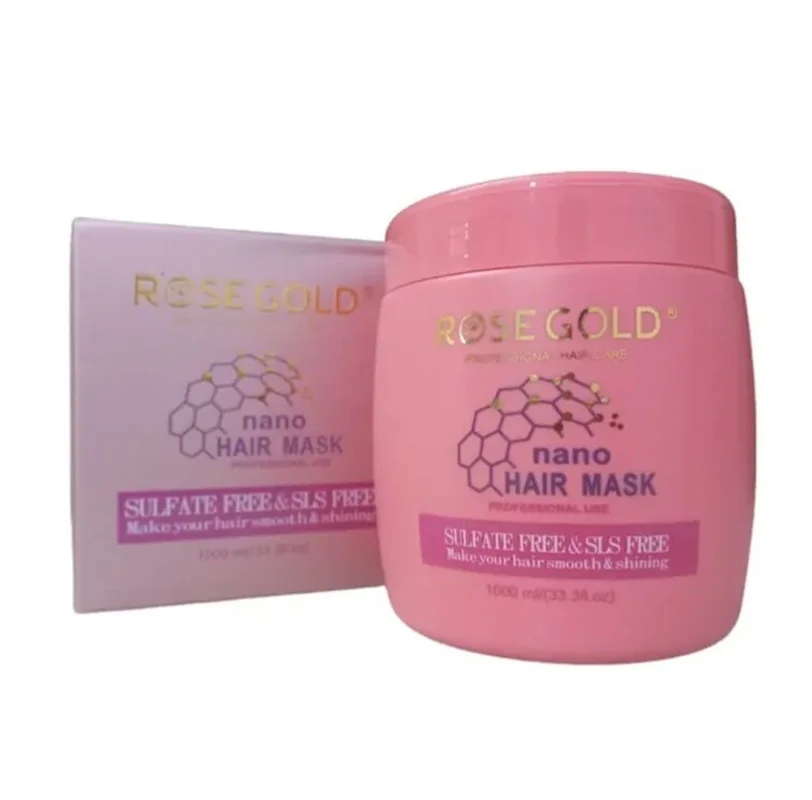 ماسک مو نانو رزگلد Nano rose gold حجم ۱۰۰۰میلی لیتر
