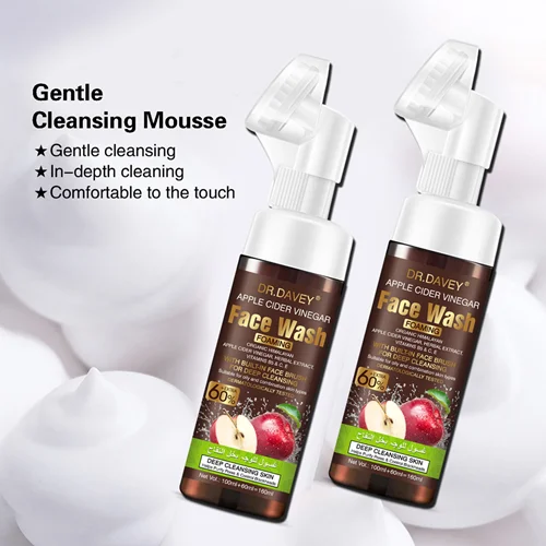 فوم شستشو صورت سرکه سیب دکتر داوی DR.DAVEY