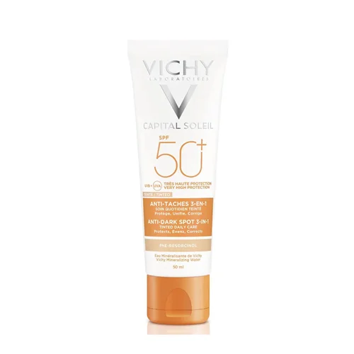 ضدآفتاب ضد لک کاپیتال سولیل 3در 1اس پی اف 50 رنگی ویشی VICHY