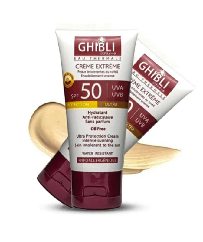 ضد آفتاب جیبلی GHIBLI حاوی کرم پودر با SPF 50