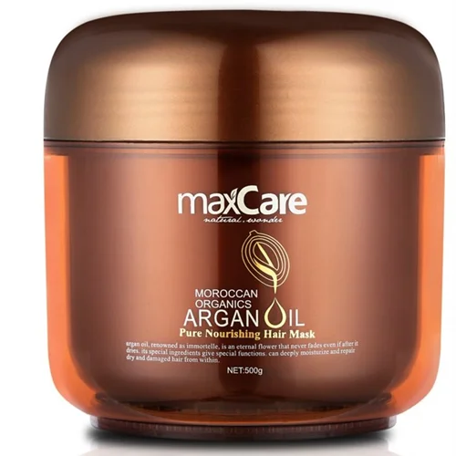 ماسک مو حاوی روغن آرگان مکث کر MaxCare حجم ۵۰۰ میلی لیتر