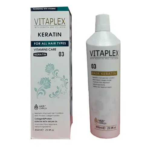 پروتئین مو ویتاپلکس کراتین و کلاژن۸۵۰ میل vitaplex keratin