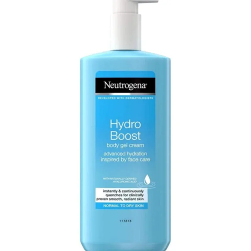 ژل کرم آبرسان بدن پوست نرمال تاخشک هیدروبوست نوتروژینا Neutrogena