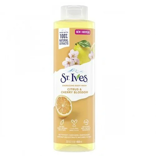 شامپو بدن سنت ایوز St.Ives حاوی لیمو و شکوفه گیلاس