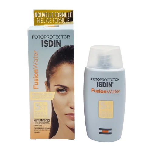 ضد آفتاب بی رنگ فیوژن واتر SPF50 ایزدین