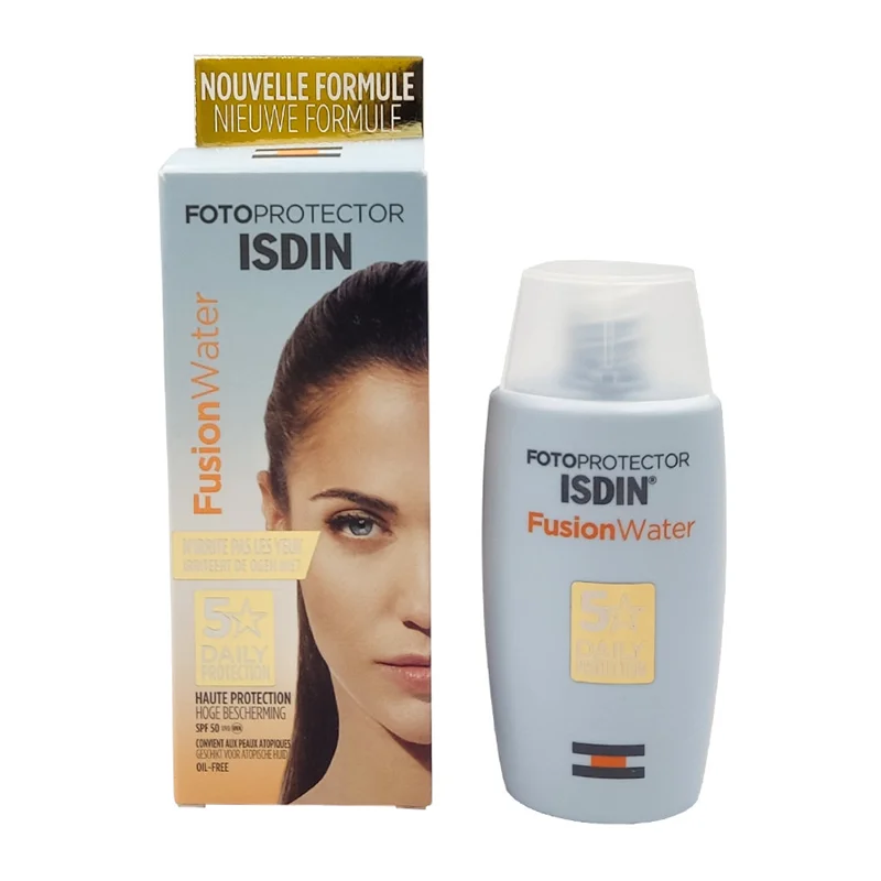 ضد آفتاب بی رنگ فیوژن واتر SPF50 ایزدین