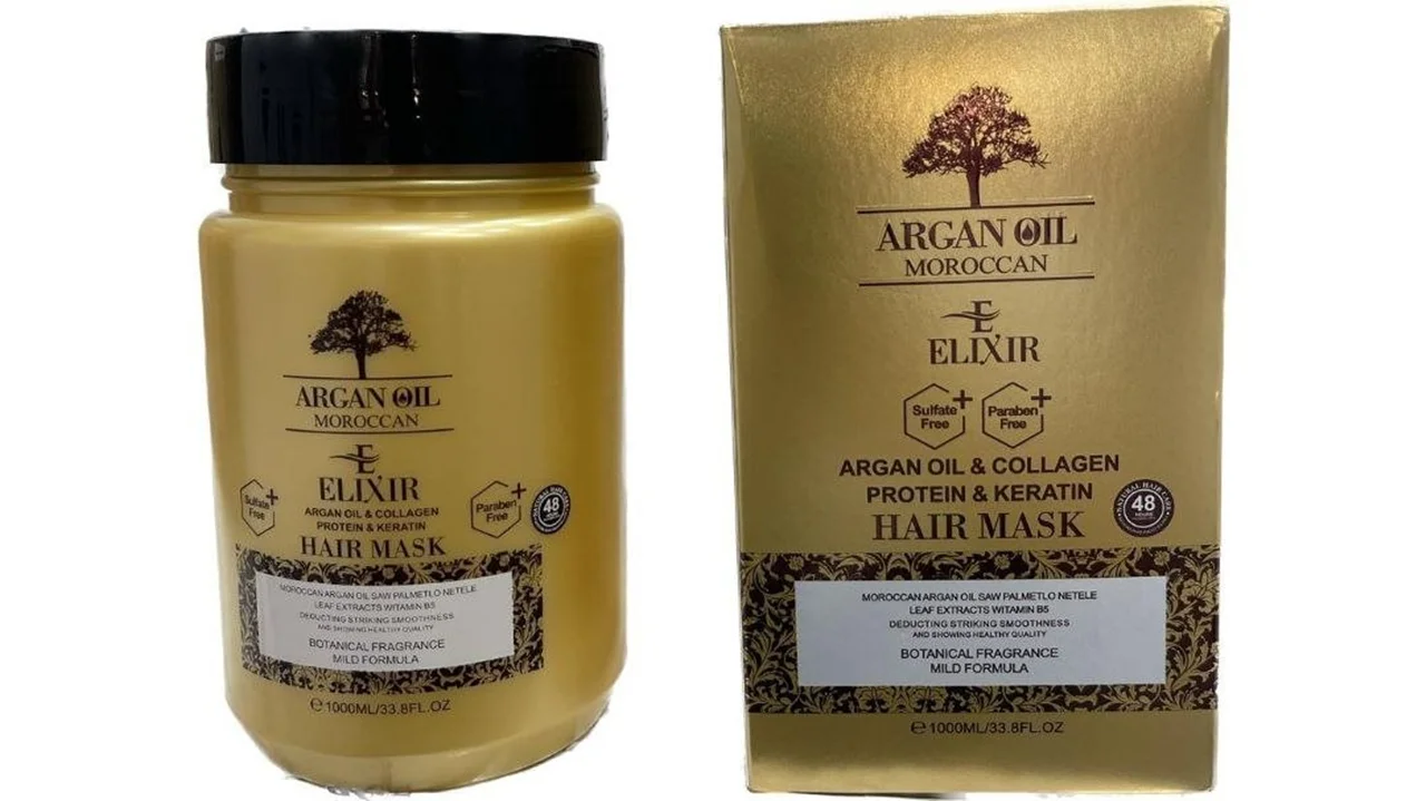 ماسک مو آرگان الکسیر ElIXIR ARGAN OIL حجم ۱۰۰۰ میل