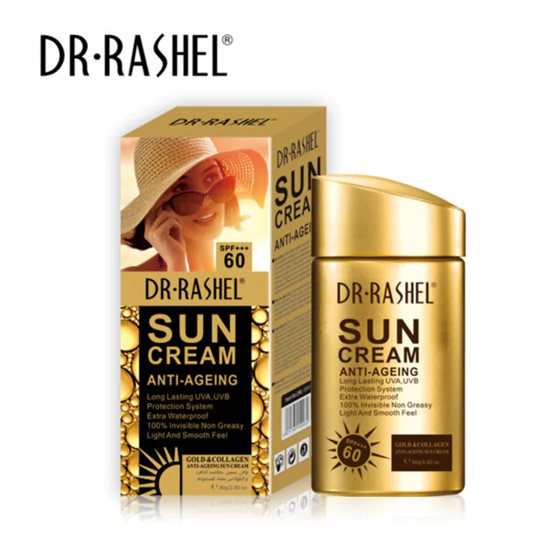 کرم ضدآفتاب و ضد پیری دکتر راشل ( بی رنگ)Dr.rashel spf60