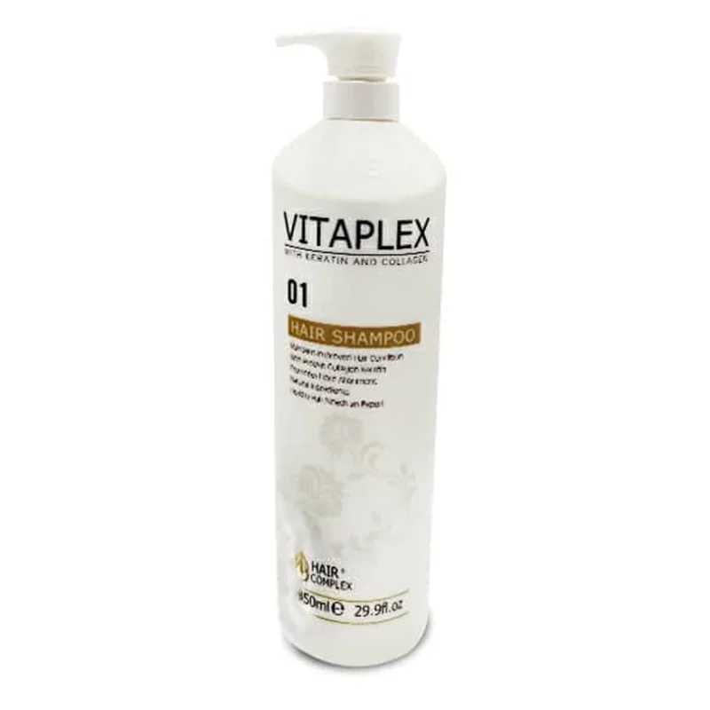 شامپو کراتین و کلاژن ویتاپلکس اورجینال |vitaplex حجم ۸۵۰ میلی لیتر