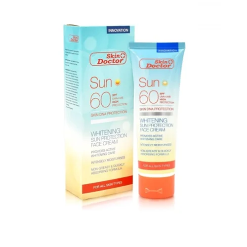 ضدآفتاب بی رنگ سفید کننده اسکین دکتر skin Doctor spf60