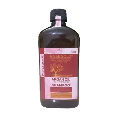 شامپو آرگان رزگلد Rose gold حجم ۵۰۰ میل